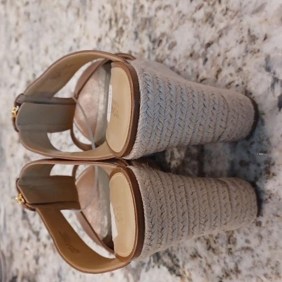 NEW Michael Kors Logo Bradley Mule Espadrille Wedge Sandal SZ 10 - Picture 9 of 15